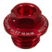 Zeta Oil Filler Plug Honda CRF250R '18- - Red
