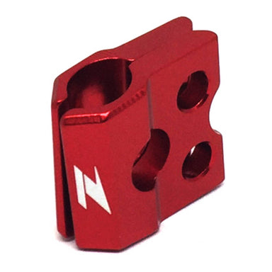 Zeta F-Brake Line Clamp Kawasaki KXF/KLX, Suzuki RM/RMZ - Red