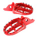 Zeta Aluminium Footpegs CRF250-450 / CRF250L M-Rally - Red