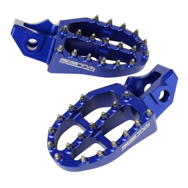 Zeta Aluminium Footpegs Husqvarna MX/ED SX '16- Blue