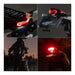 Zeta LED Line Tail Light Holder Kit - Clear Lens - Honda CRF450L ('19-), CRF450R