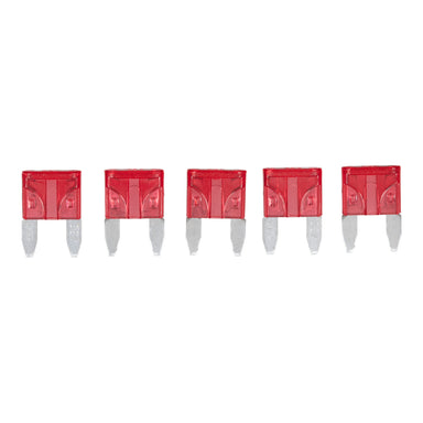 Fuse 10A Mini Blade - Red (Packet of 5)