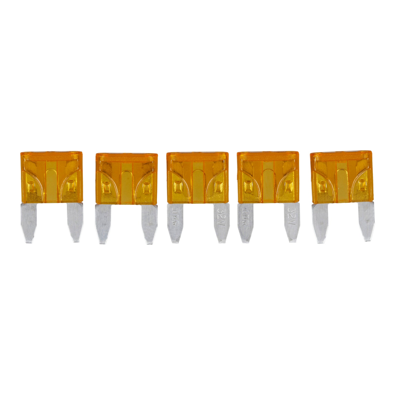 Fuse 5A Mini Blade - Orange (Packet of 5)