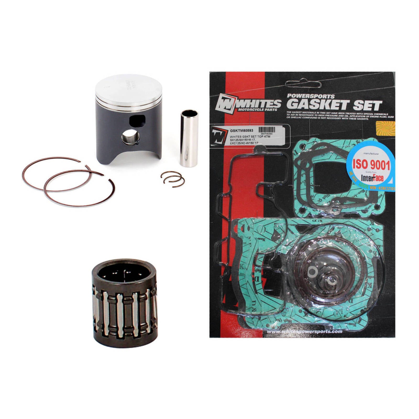 Top End Rebuild Kit (A) KTM 150 SX '16-'17 - Single Ring