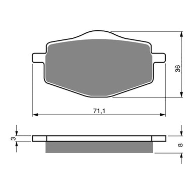GOLDfren Brake Pads - K5 Off-Road Racing