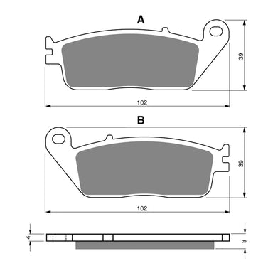 GOLDfren Brake Pads - S3 Sintered Sports