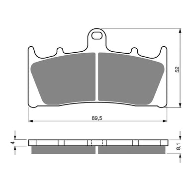 GOLDfren Brake Pads - S3 Sintered Sports
