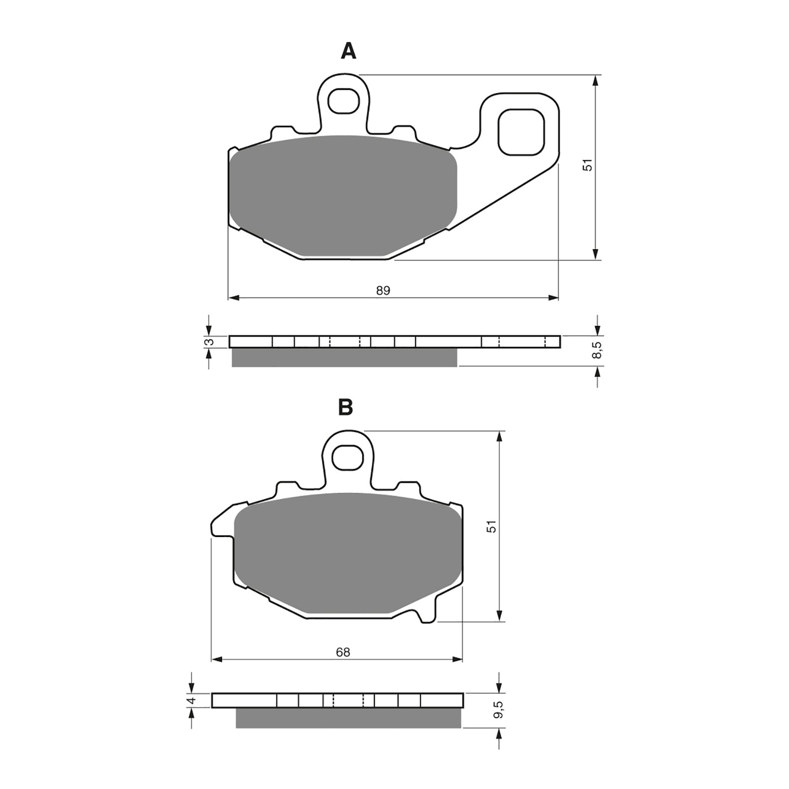 GOLDfren Brake Pads - S3 Sintered Sports