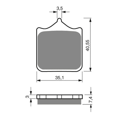 GOLDfren Brake Pads - S3 Sintered Sports