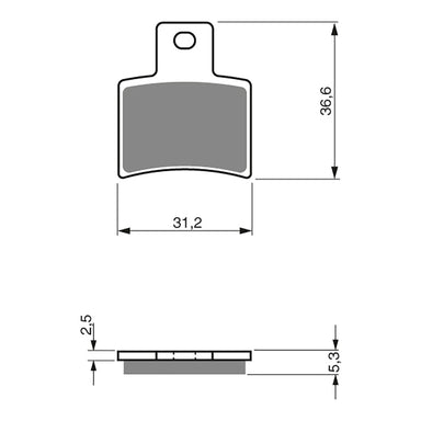 GOLDfren Brake Pads - S3 Sintered Sports