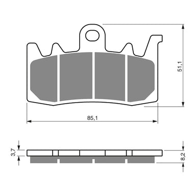 GOLDfren Brake Pads - S3 Sintered Sports