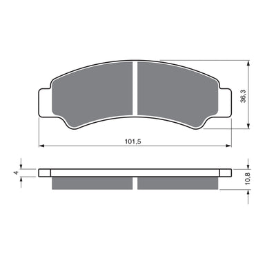 GOLDfren Brake Pads - K5 Off-Road Racing