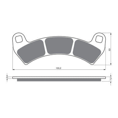 GOLDfren Brake Pads - K5 Off-Road Racing