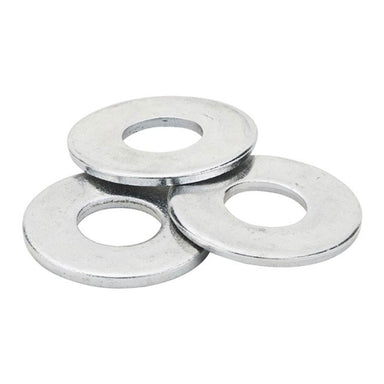 Whites Washer Flat Zinc Plated - 4mm (50 Pack)