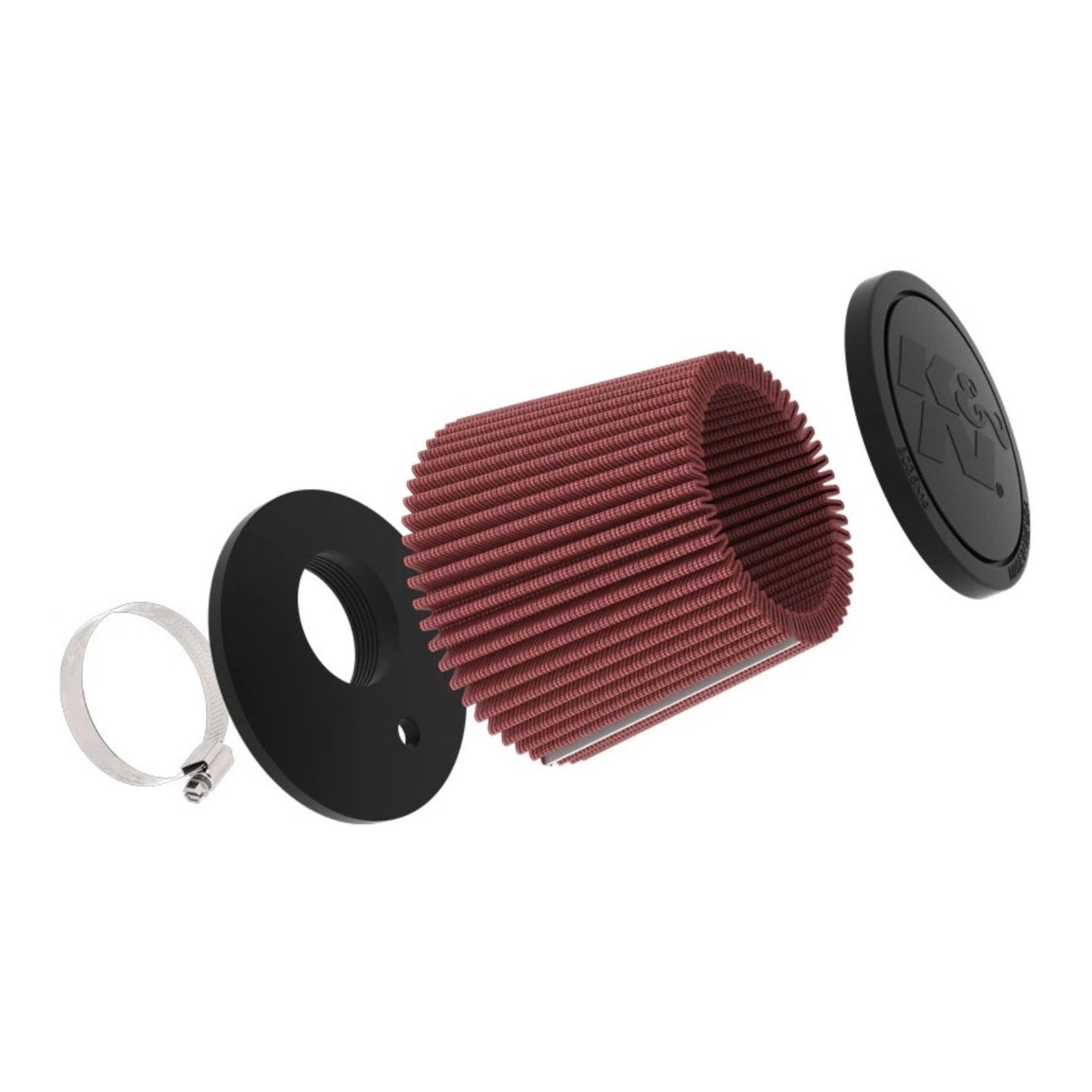 K&N Filter Universal - Chrome, 60mm Flange