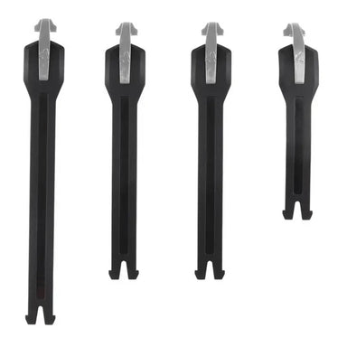 LEATT BOOT STRAP KIT GPX 4.5 / 5.5 FLEXLOCK 4-pcs BLK