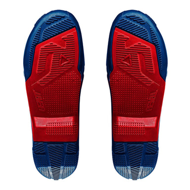 Leatt 4.5/5.5 Boot Outer Sole - Blue / Red [Pair]