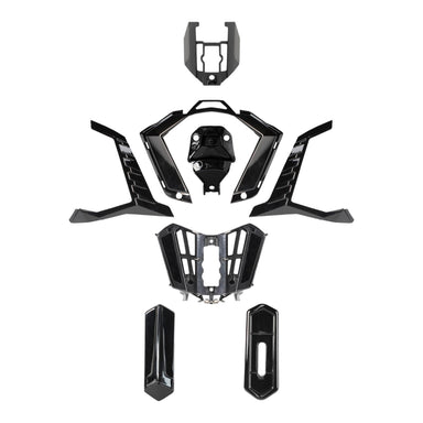 LS2 MX701 Explorer Air Vent Chin - Gloss Black