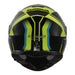 LS2 FF800 Storm II Tracker Helmet - Black / Hi-Vis Yellow 06