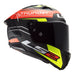 LS2 FF805C Thunder Carbon Attack - Matte Red / Hi-Vis Yellow 06