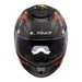 LS2 FF808 Stream II Angry Monkey Helmets - Matte Black / Red 06