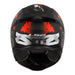 LS2 FF808 Stream II Angry Monkey Helmets - Matte Black / Red 06