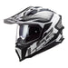 LS2 MX701 Explorer Alter Helmet - Matte Black / White (XS)