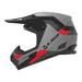 LS2 MX706 COZ Frontier II Helmet - Red / Black / Titanium 06