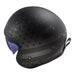 LS2 OF599 Spitfire II Flag Helmet - Matte Black 06