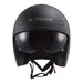 LS2 OF599 Spitfire II Flag Helmet - Matte Black 06