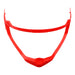 LS2 MX437 Fast Evo Visor Rubber - Red (2XS-L)