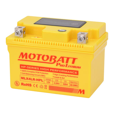 Motobatt Pro Lithium Battery MLX4LR-HPL *10 for Yam