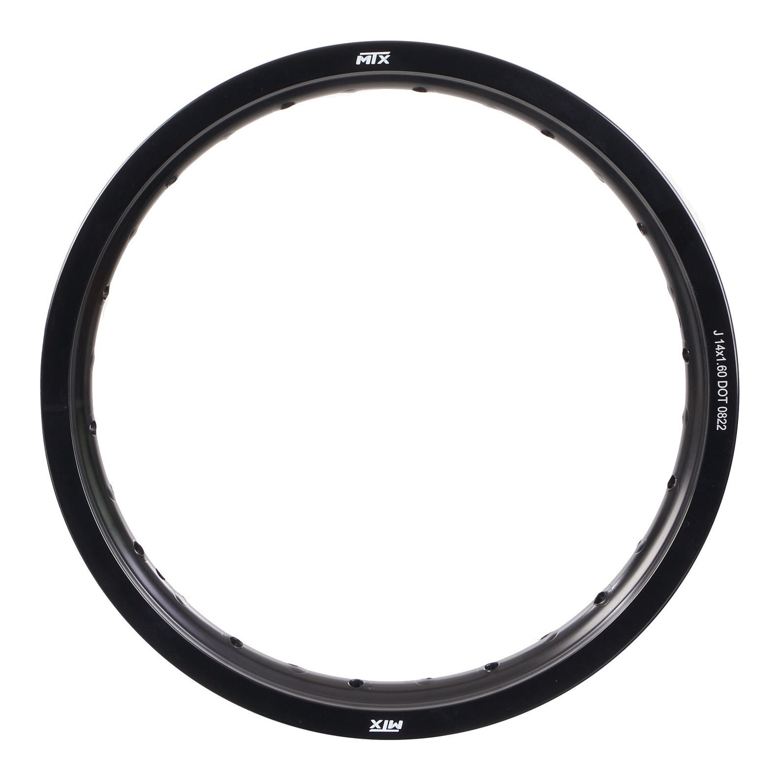 MTX Rim 7075 T6 Alloy - 14 x 1.60 28H Black