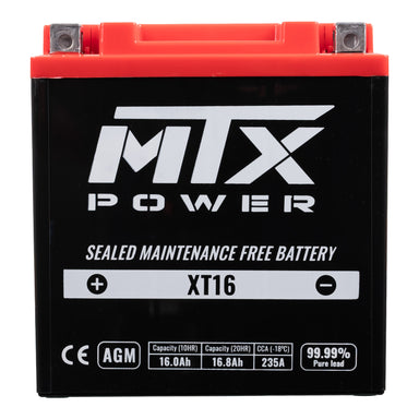 MTX POWER XT16 12V AGM BATTERY *4