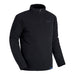 Oxford Mens Micro Fleece 1/2 Neck Top Black