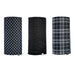 Oxford Comfy - Black & White Tartan (3 Pack)