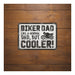 Oxford Garage Metal Sign: Biker Dad Cooler