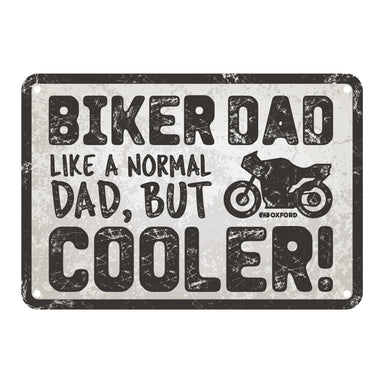 Oxford Garage Metal Sign: Biker Dad Cooler