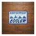 Oxford Garage Metal Sign: Biker Boyfriend Cooler