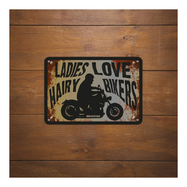 Oxford Garage Metal Sign: Ladies Love Hairy Bikers