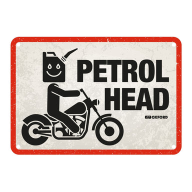 Oxford Garage Metal Sign: Petrol Head