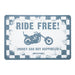 Oxford Garage Metal Sign: Ride Free