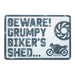 Oxford Garage Metal Sign: Beware