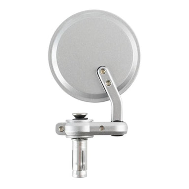 Oxford Bar End Mirrors - Silver (Pair)