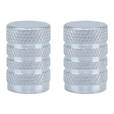 Oxford Gripper Valve Caps - Silver