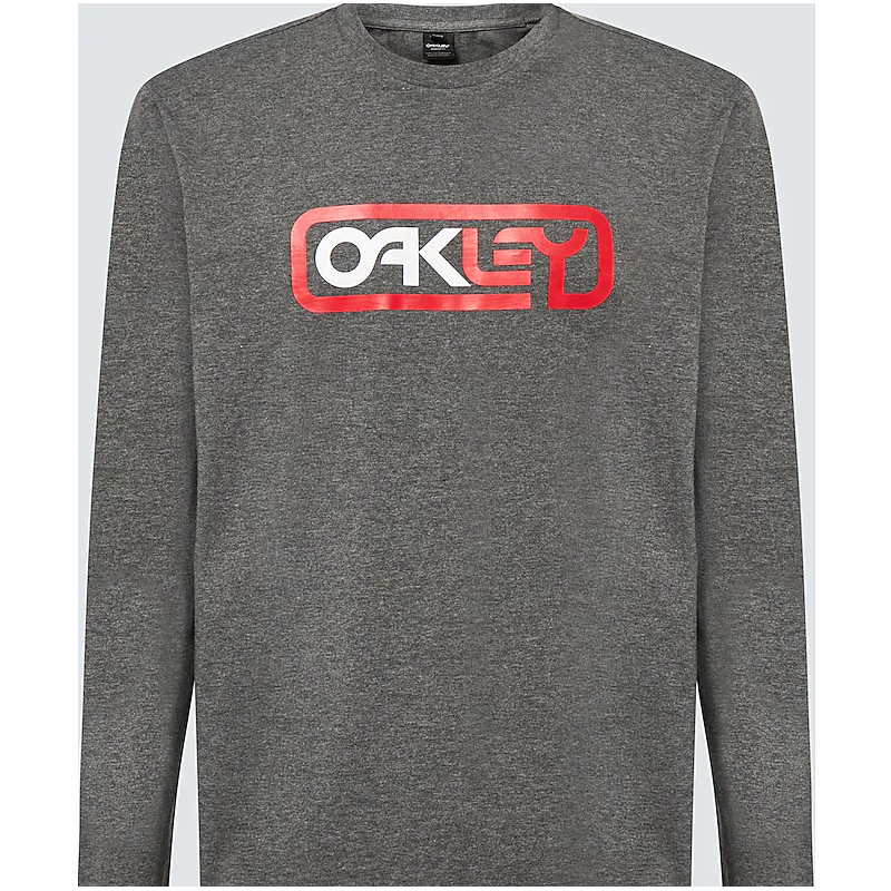 *OAKLEY B1B Locked In L/S Tee - New Athletic Grey
