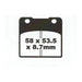 Premier Brake Pads - P Organic Standard