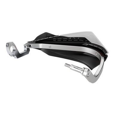 Polisport Trail Blazer Handguard with Metal Bar - Black / White
