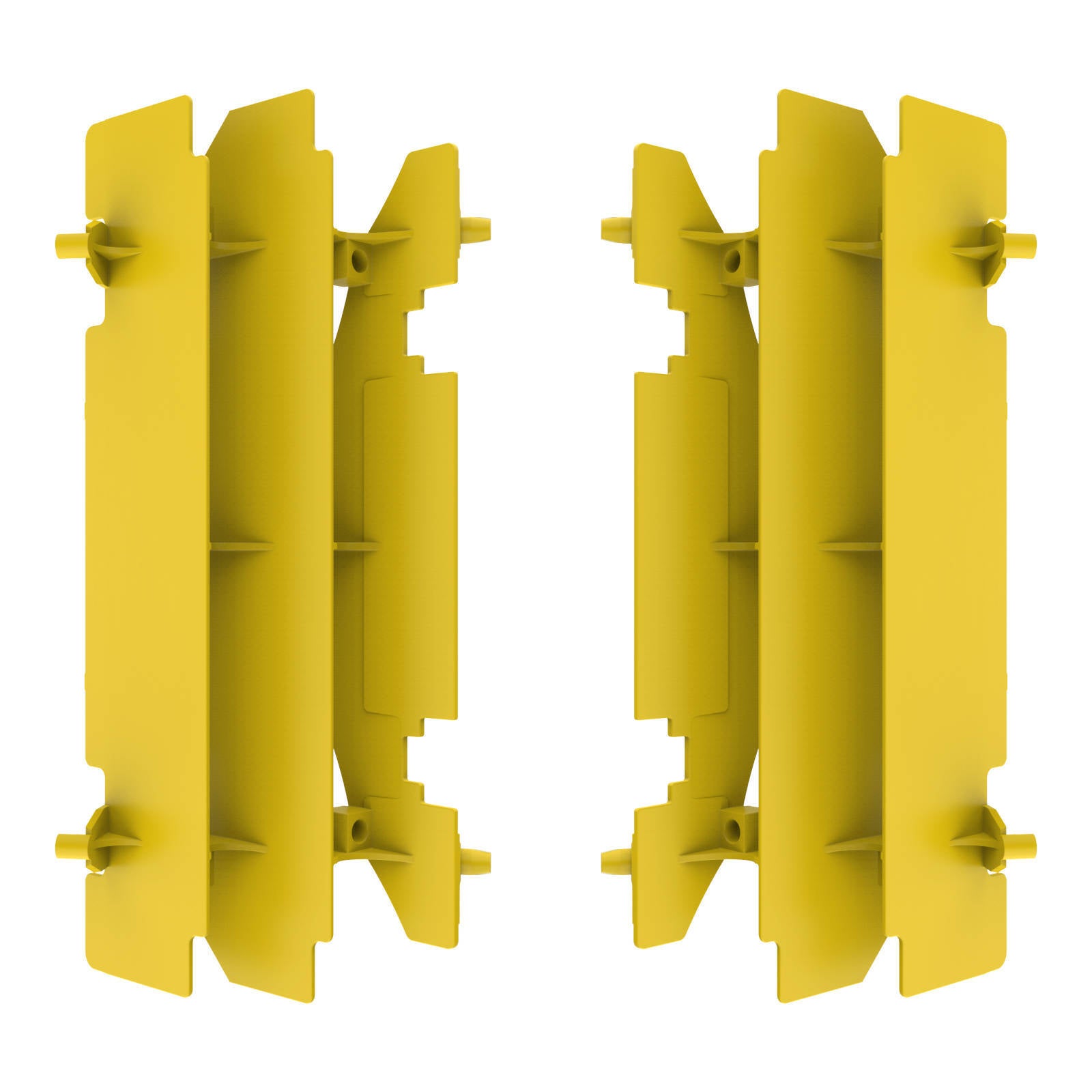 Polisport Radiator Louvers Suzuki RM125 / RM250 / DRZ400 - Yellow