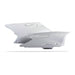 Polisport Side Panels Suzuki RM-Z250 ('04-'06) / Kawasaki KX250F ('04-'05) - Whi
